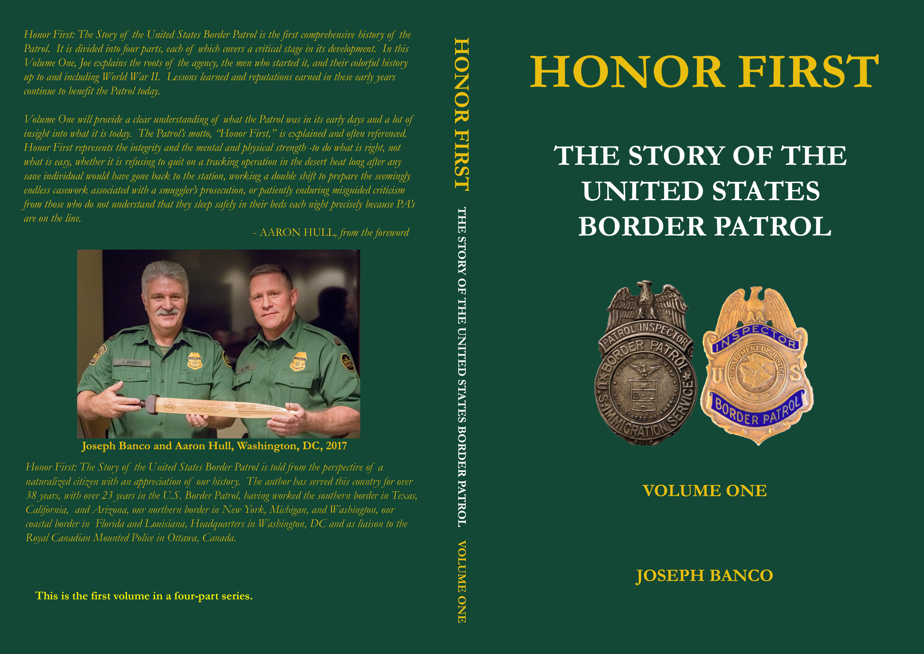 COVER -  HONOR FIRST: The Story of The United States Border Patrol