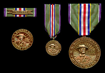 U.S. Border Patrol 75th Anniversary Medal Set