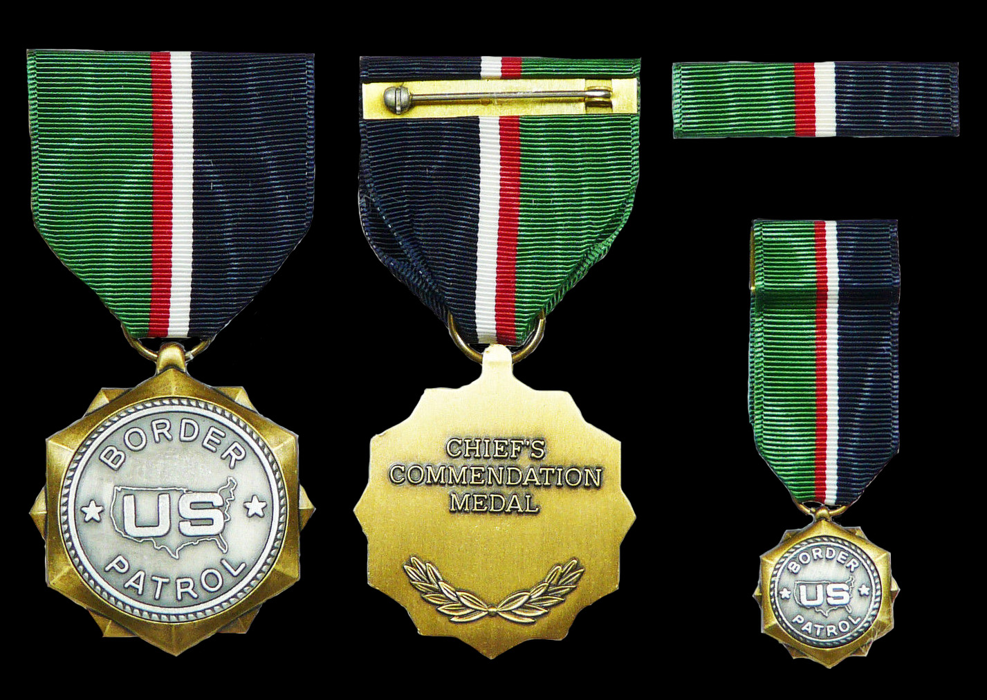 U.S. Border Patrol Chief's Commendation Medal Set