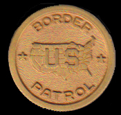 US Border Patrol Pilot Flight Cap Badge