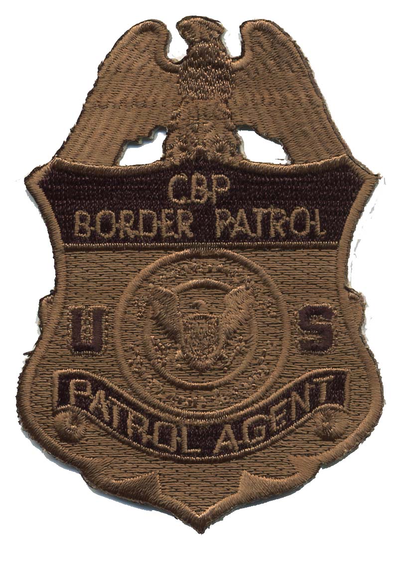 CBP U.S. Border Patrol badge patch - desert