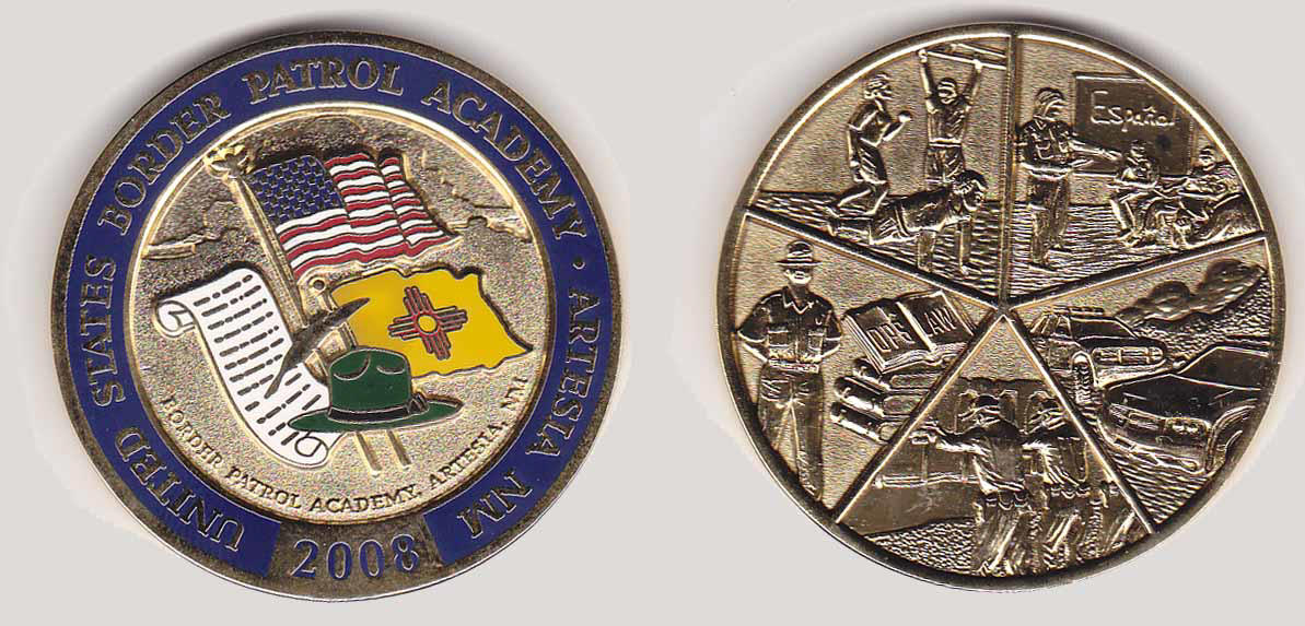 US Border Patrol Challenge Coins